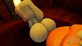 ¡Ser FOLLADA por una polla ENORME en ROBLOX otra vez! En navidad